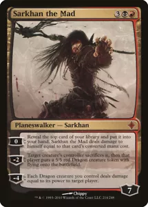 Magic The Gathering Magic The Gathering Sarkhan the Mad Rise of the Eldrazi Casi Nuevo - Imagen 1 de 1