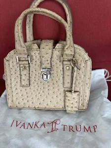 Ivanka Trump Print Purse Handbag Medium Satchel Bag - Picture 1 of 17
