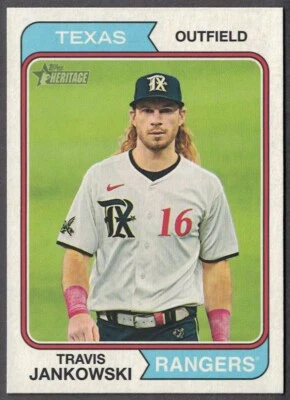 2023 Topps Heritage High Number #678 Travis Jankowski - Image 1 of 2