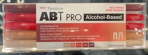 Tombow ABT Pro Dual Tip Marker, Red Tones 56974 - Picture 1 of 2