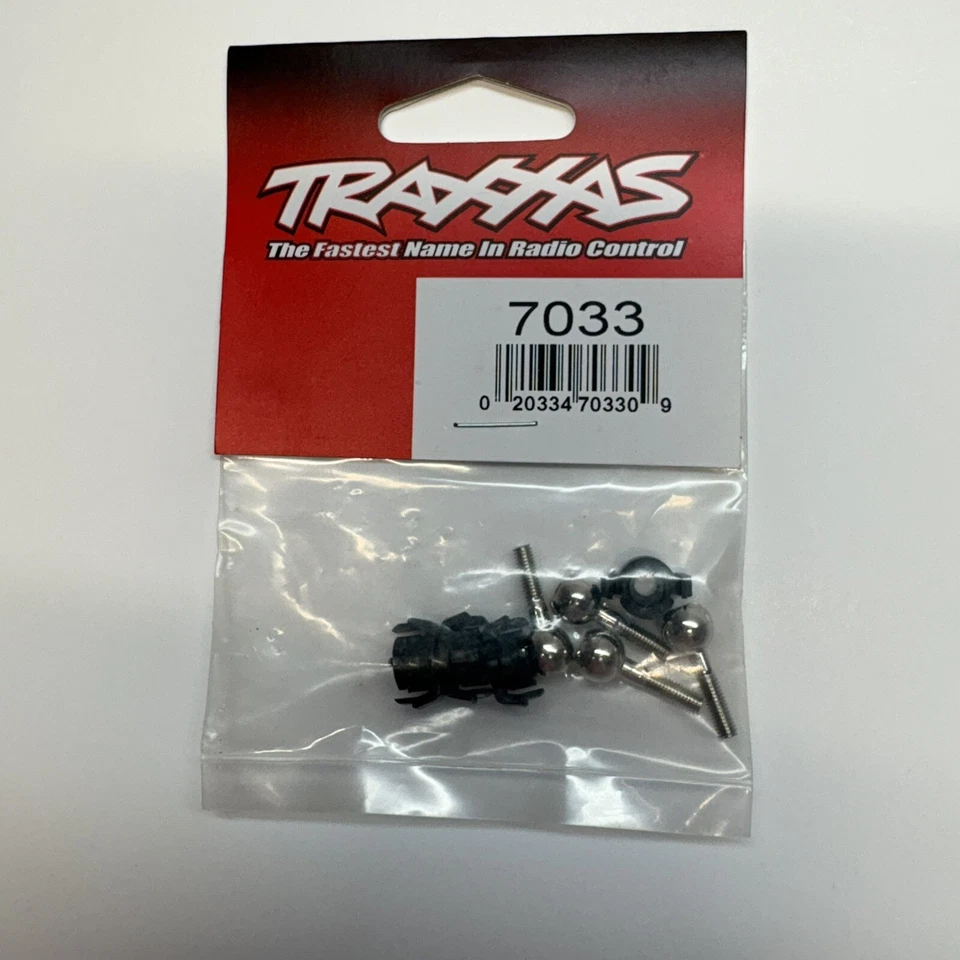 Traxxas. 7033 Pivot Balls (4)/ Pivot Ball Caps (4) - Image 1 of 1