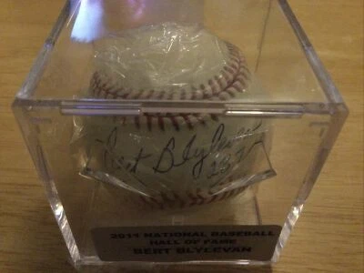 Bert Blyleven Signed Autographed AL Baseball HOF With Cert - Image 1 of 4