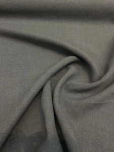 100% Belgian Linen Slate Gray Ventanas Bimitex Fabric By the Yard - Picture 1 of 6