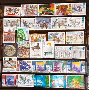 GREAT BRITAIN 1981-NOW COMMEMORATIVE STAMPS LOT 2 SCANS FINE USED GBC8 - Picture 1 of 3