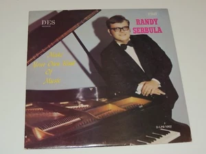 RANDY SERBULA make your own kind of music Lp RECORD DES PIANO JAZZ VERY RARE - Picture 1 of 2