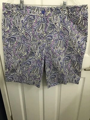 Pantalones Cortos Talbots Mujer Multicolor Paisley 16 AHORA Foto 1 de 4