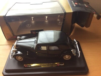 Citroen 15cv TA (1938) - Echelle 1:24 (BBURAGO) - Photo 1/4