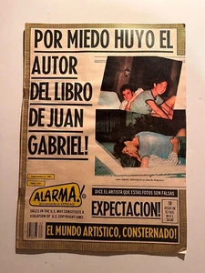 Vintage Mexican Magazine ALARMA descuartizado #1167 Yellow Press From 1980's - Bild 1 von 10