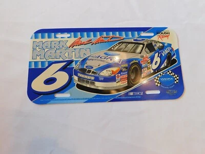 Mark Martin #6 NASCAR Viagra Racing Team Roush Racing License Plate Pre-owned - Image 1 of 3