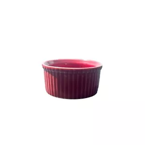 Apilco France Red Ramekin 3.5” Diameter - Picture 1 of 4