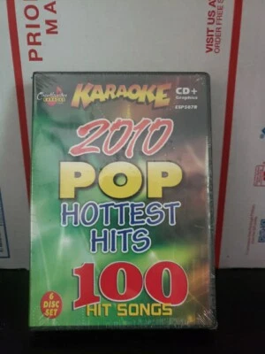 CHARTBUSTER KARAOKE 6 CD+G HOTTEST POP HITS VOL-507 NEW Box with Song List #119 - Image 1 of 2