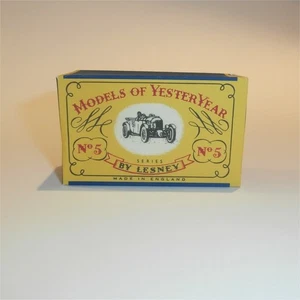 Matchbox Lesney Yesteryear 5 a Le Mans Bentley C Style Repro Box - Picture 1 of 5