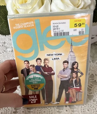Glee: The Complete Fourth Season Blu-ray DVD (4-Disc Set) Season 4 TV Series New - Image 1 of 2