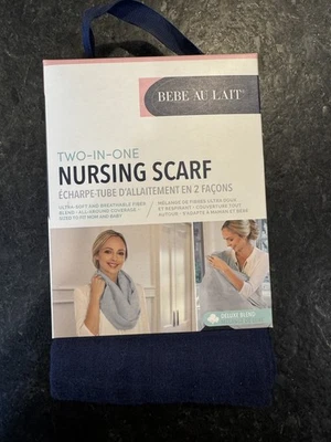 Novo cachecol de enfermagem Bebe Au Lait 2 em 1 mistura de algodão para amamentação - Imagem 1 de 4