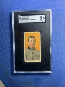 1909-11 T206 Polar Bear Back FRANK CHANCE Portrait (HOF) SGC 2 - Picture 1 of 2