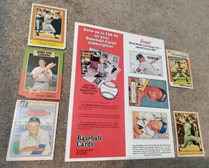 Mickey Mantle Reprint 3 Card in Ad & 5 Mickey Cards. - Picture 1 of 5