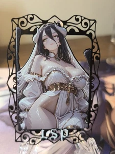 Albedo Overlord Waifu Serialized Metal Card - Picture 1 of 1