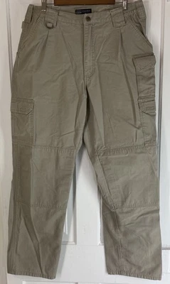 5.11 Tactical Series (Mens Sz 36x34) 100%-Cotton Khaki Cargo Pants, Style 74251 - Image 1 of 4