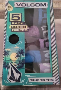 Men's 5 pack  boxer briefs by Volcom (Size S) - Picture 1 of 4