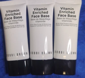 3 x Bobbi Brown Vitamin Enriched Face Base .5 oz each trvl sz NEW - Picture 1 of 2