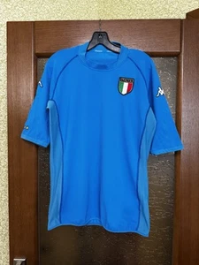 Italy 2002 Home Vintage Kappa Football Shirt Soccer Jersey Size XL - Picture 1 of 19