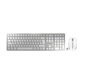 DW 9100 SLIM Kabelloses Tastatur- und Maus-Set Französisches Layout AZERTY Bl... - Afbeelding 1 van 7