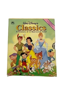 Walt Disney's Classics Treasury Of 12 Best-Loved Tales Little Golden Books - Picture 1 of 7