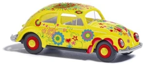 Busch 52963 - 1/87/H0 VW Maggiolino, con Finistrino Brezel, Hippie Cassa , - Foto 1 di 1
