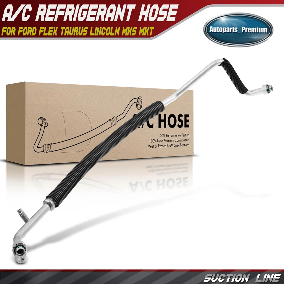 A/C Suction Line Hose for Ford Taurus Lincoln MKS MKT Compressor to Evaporator - Image 1 of 4