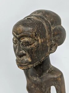 Arte tribal africano - Congo, figura estatua de Luba Hemba - antiguo antepasado masculino - Imagen 1 de 11