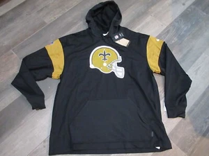 New Orleans Saints Nike Dri Fit Sweatshirt Men's XL new with tags Free Ship - Picture 1 of 8