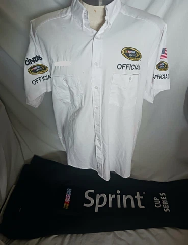 NASCAR Sprint Cup Series Official Issued Cintas Uniform Shirt and Pants Cover