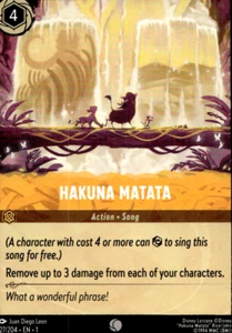 Hakuna Matata Disney Lorcana El Primer Capítulo 27/204 Común - Imagen 1 de 1