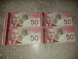 Canada 50 Dollar UNC Consecutive Paper Money 2004 First Issue Vintage Banknotes - Bild 1 von 2