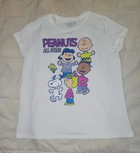 Peanuts All Stars Peanuts Gang Women's Size L T-Shirt White NWT - Picture 1 of 5
