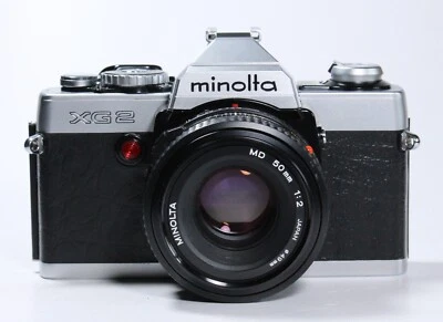 MINOLTA XG-2 mit 2/50mm, mit 1 Jahr Gewährleistung - Bild 1 von 4