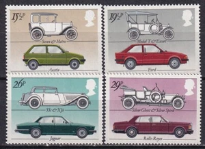Coches Gran Bretaña 1982 Yvert 1058/61 MNH VF - Imagen 1 de 1
