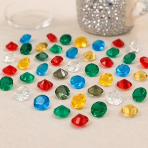 EIMASS® Glass Table Scatter Diamonds Gems Confetti Crystals for Wedding Party - Picture 1 of 12