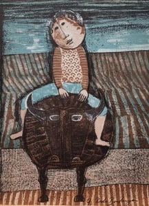 GRACIELA RODO BOULANGER - Original Lithograph - Signed in the Plate! - Picture 1 of 4