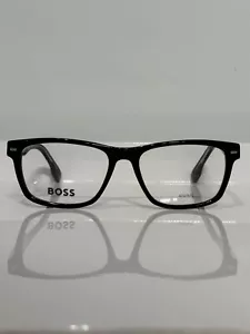 NIB Hugo Boss 1354U 807 Black Bold Acetate Unisex Eyeglasses 55mm - Picture 1 of 7