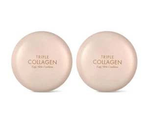 2 x TONYMOLY Triple Collagen Egg Skin Cushion 15g, 2 Colours from Korea - Picture 1 of 4