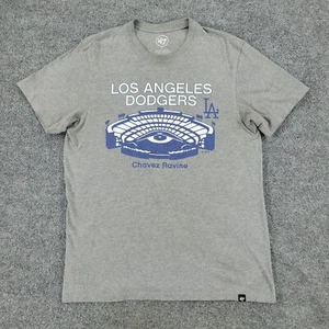 Los Angeles Dodgers Shirt Herren Small grau MLB Baseball Logo Grafik Kurzarm - Bild 1 von 13