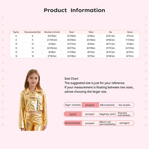 Unisex Kid Boys Girls Zipper Metallic Jacket Turn-Down Collar Motorcycle Hip-Hop - Picture 1 of 100