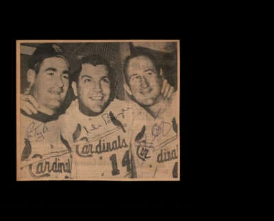 Ron Taylor Ken Boyer Tony Perez Roger Craig JSA Cert Signed 5x6 Photo - Image 1 of 2