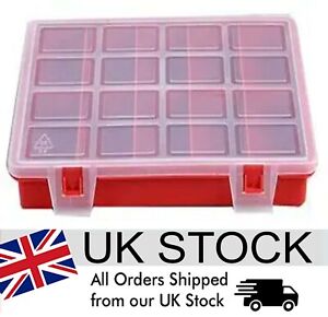 10 Compartment ORGANISER BOX Tools Jewellery Tackle DIY Crafting Beads DURATOOL 