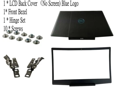 Новый для DELL 15 G3 3500 LCD задняя крышка + передняя рамка/петли/винты синий логотип - Изображение 1 из 4