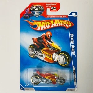 Hot Wheels Canyon Carver Dream Garage '09 Motorcycle Red/Yellow - Picture 1 of 8