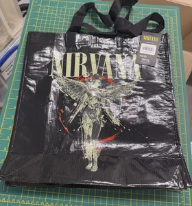 NIRVANA IN UTERO ECO SHOPPING BAG OFFICIALLY LICENSED - Picture 1 of 11