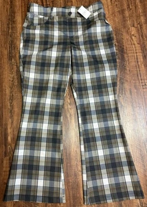 Pantalones de vestir Cato para mujer a cuadros medianos estilo tirar en la pierna elástica festival  - Imagen 1 de 7