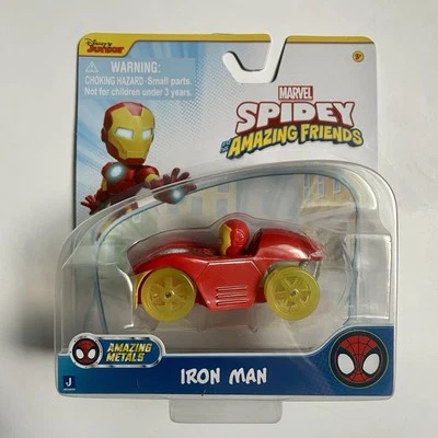 Spider-Man Spidey y sus increíbles amigos Iron Man coche diecast escala 1:64 Foto 1 de 3